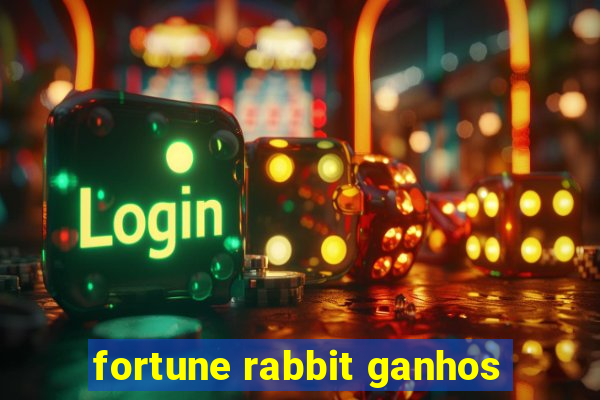 fortune rabbit ganhos