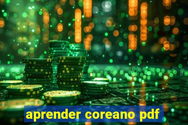 aprender coreano pdf