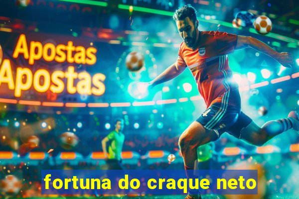 fortuna do craque neto