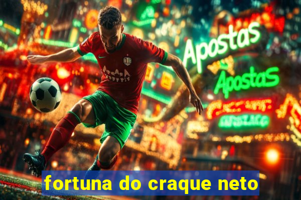 fortuna do craque neto