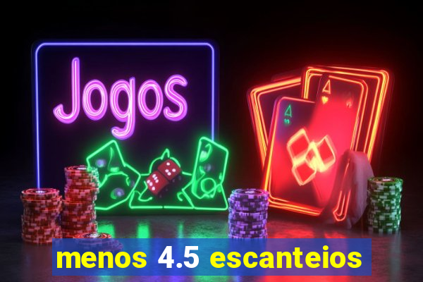 menos 4.5 escanteios