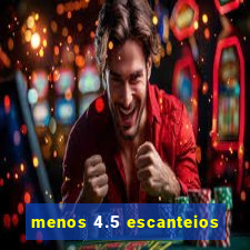 menos 4.5 escanteios