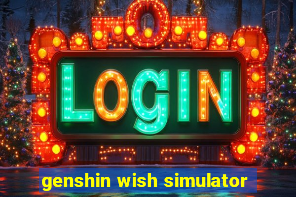 genshin wish simulator