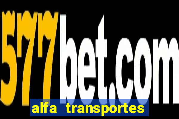 alfa transportes novo hamburgo