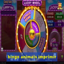 bingo animais imprimir