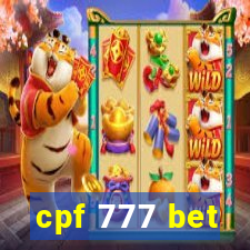 cpf 777 bet