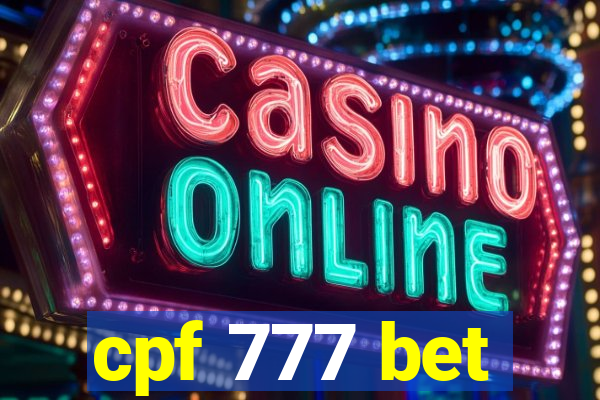 cpf 777 bet