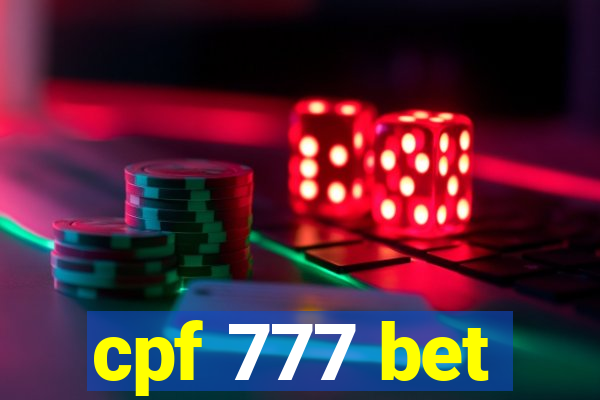 cpf 777 bet