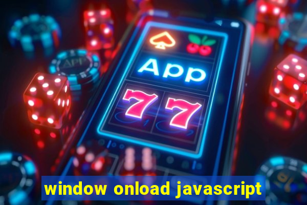 window onload javascript