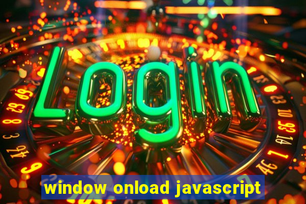 window onload javascript