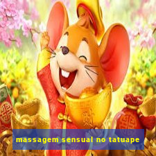 massagem sensual no tatuape