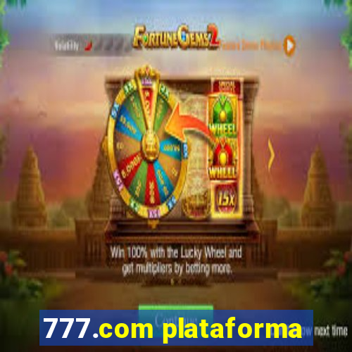 777.com plataforma