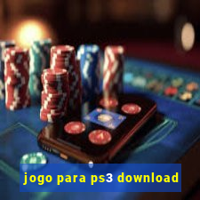 jogo para ps3 download