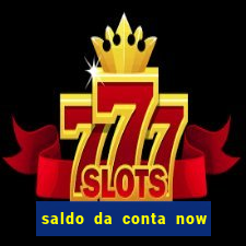 saldo da conta now big win