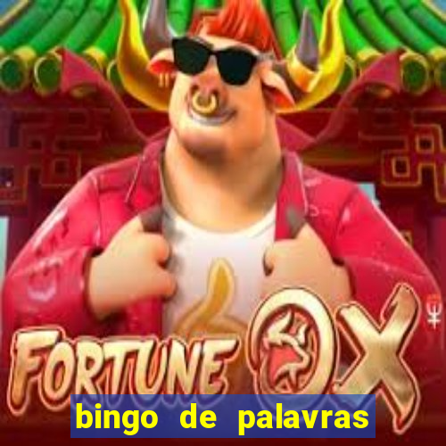 bingo de palavras cha de bebe