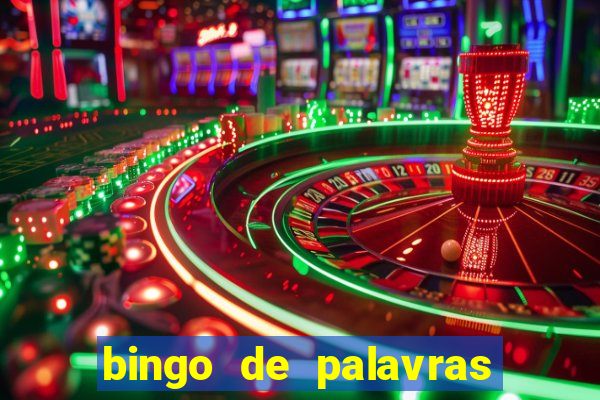 bingo de palavras cha de bebe