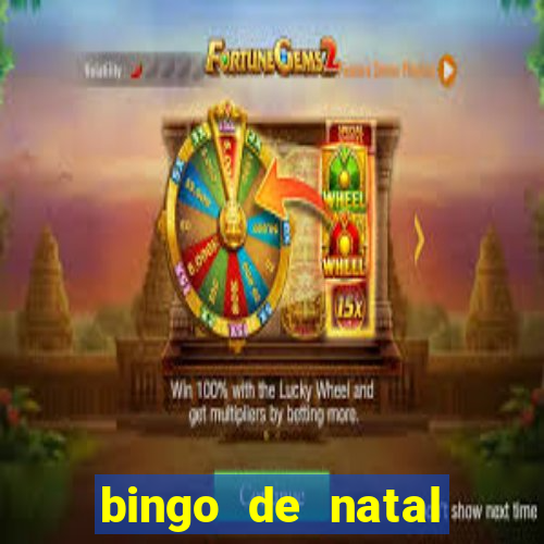 bingo de natal para imprimir gratis