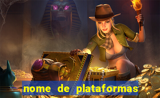 nome de plataformas de jogos