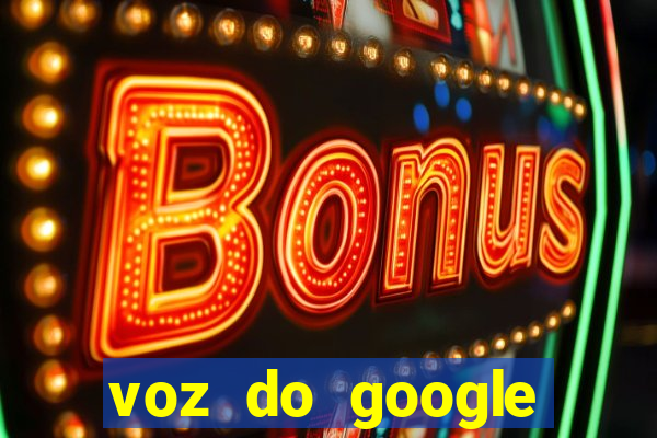 voz do google tradutor homem