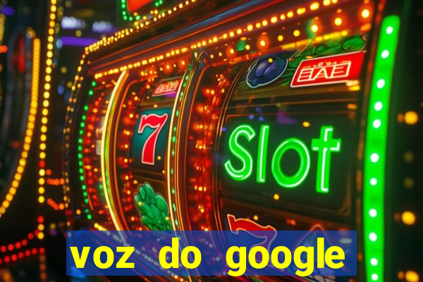 voz do google tradutor homem