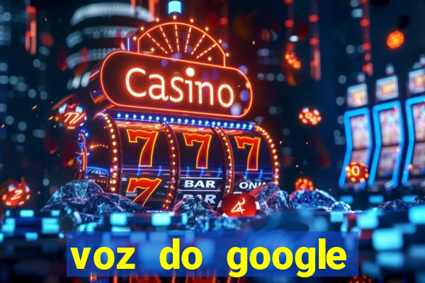 voz do google tradutor homem