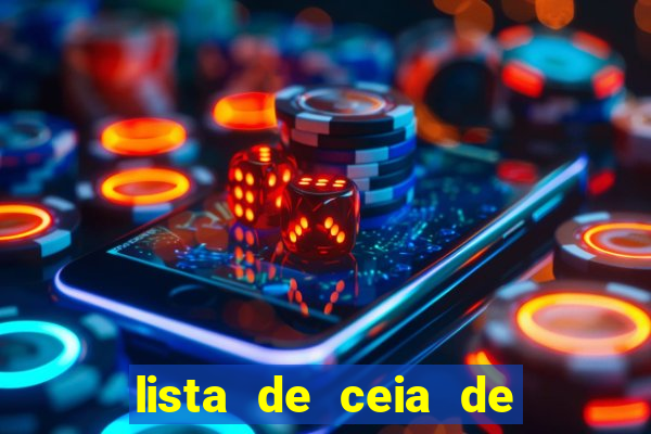 lista de ceia de natal para 20 pessoas