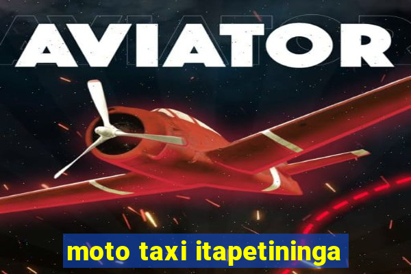 moto taxi itapetininga