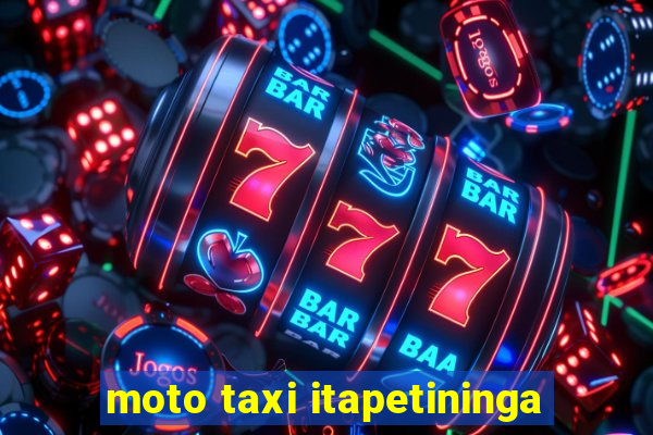 moto taxi itapetininga