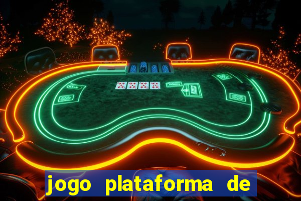 jogo plataforma de 3 reais