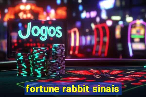 fortune rabbit sinais