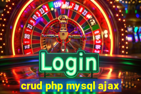 crud php mysql ajax