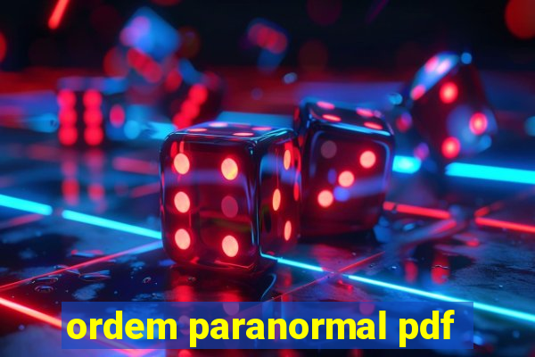 ordem paranormal pdf