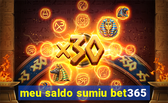 meu saldo sumiu bet365