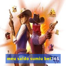 meu saldo sumiu bet365