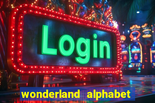 wonderland alphabet comic studio