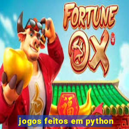 jogos feitos em python