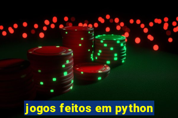 jogos feitos em python