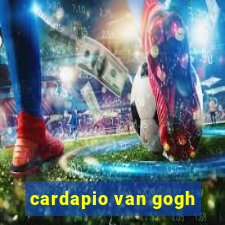 cardapio van gogh