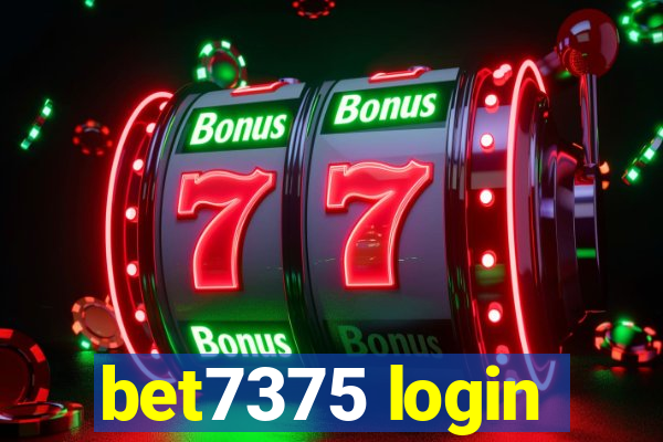 bet7375 login