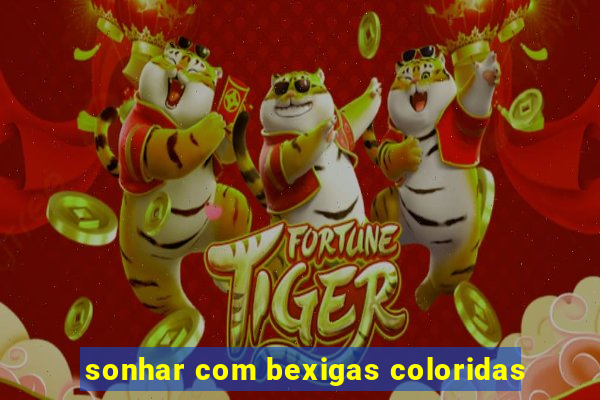 sonhar com bexigas coloridas