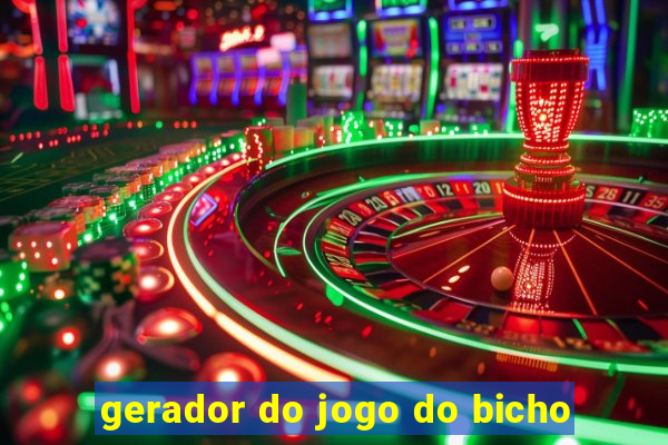 gerador do jogo do bicho