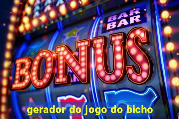 gerador do jogo do bicho