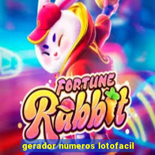 gerador numeros lotofacil