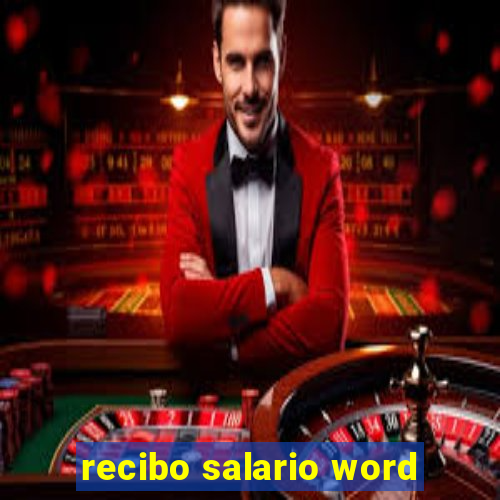 recibo salario word