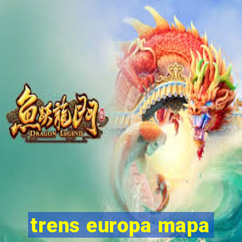 trens europa mapa