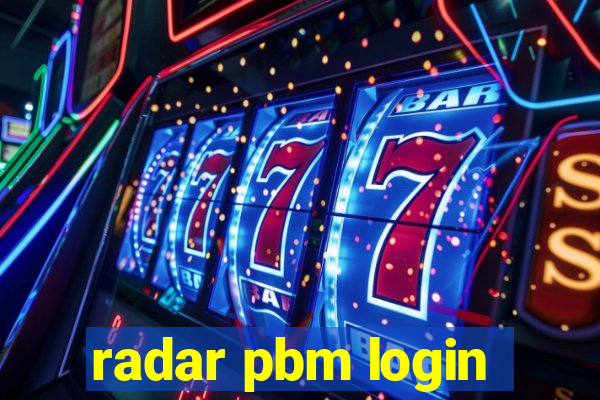 radar pbm login