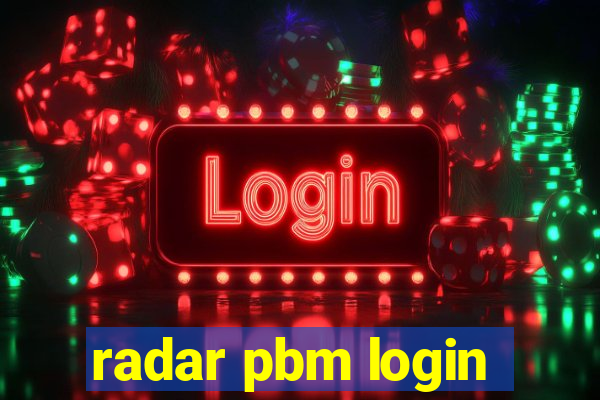 radar pbm login