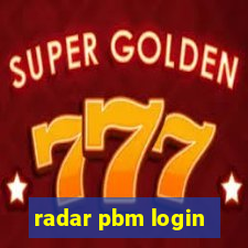 radar pbm login