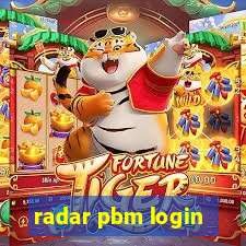 radar pbm login