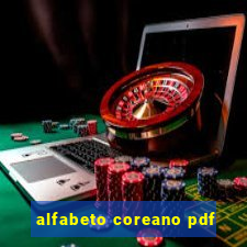 alfabeto coreano pdf